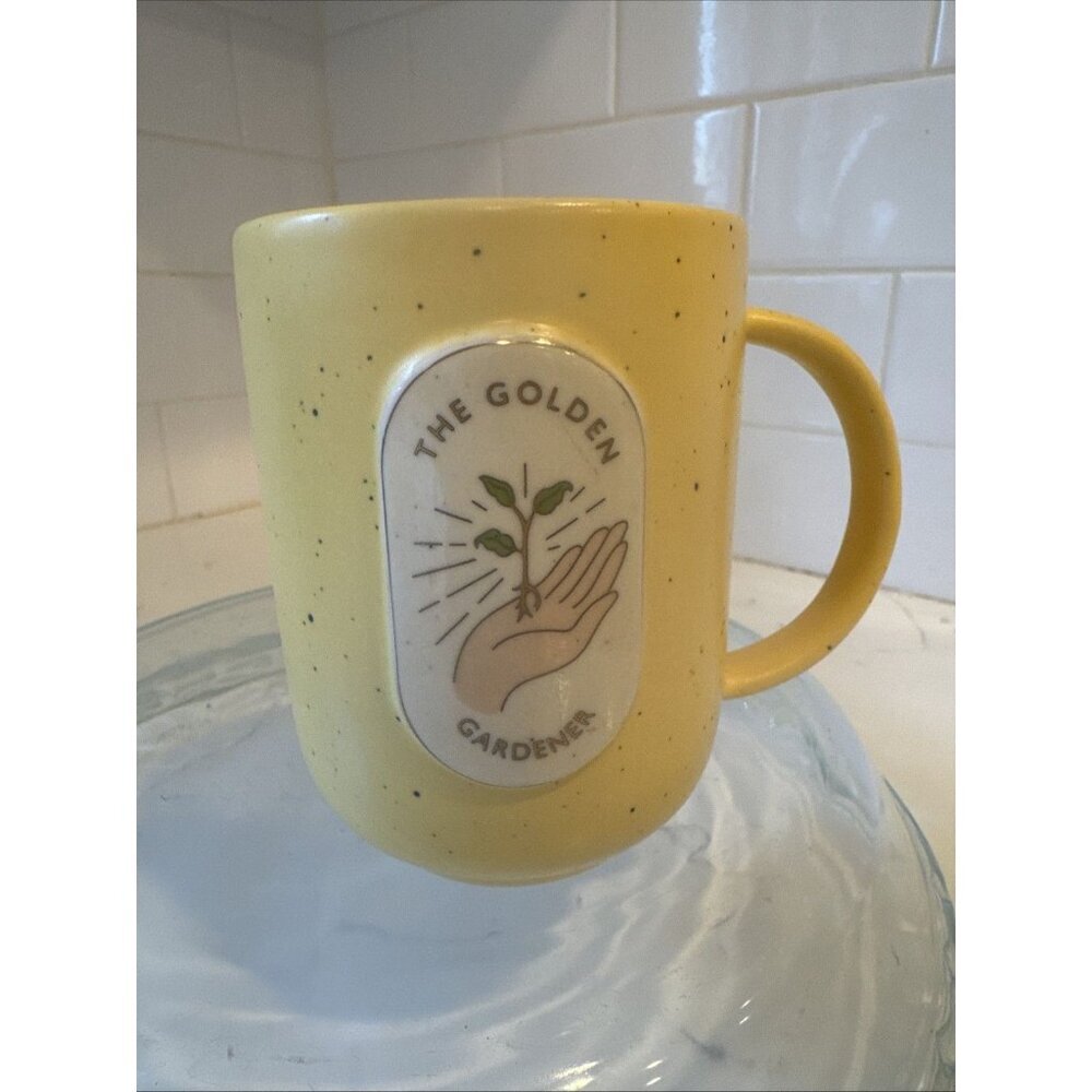 Anthropologie The Golden Gardener Mug "Nurture" - Picture 7 of 13